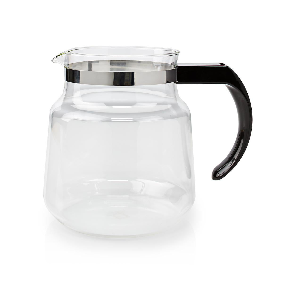 Nedis - Glas Kaffe Kande | Kompatibel med: Moccamaster K / KB/ 1 0PL / Excellent 10S | 1.2 l | Sort - KACM100CPBK