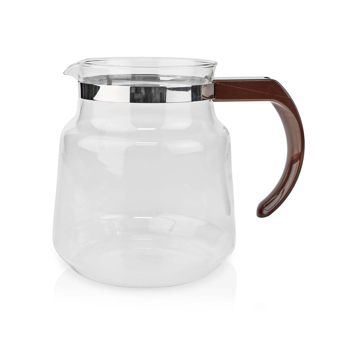 Nedis - Glas Kaffe Kande | Kompatibel med: Moccamaster K / KB/ 1 0PL / Excellent 10S | 1.2 l | Brun - KACM100CPBN