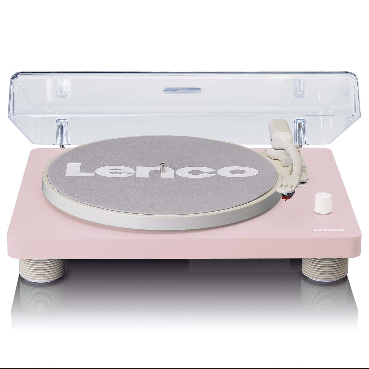 Lenco - Turntable with built-in speakers USB Encoding Pink - LS-50PK