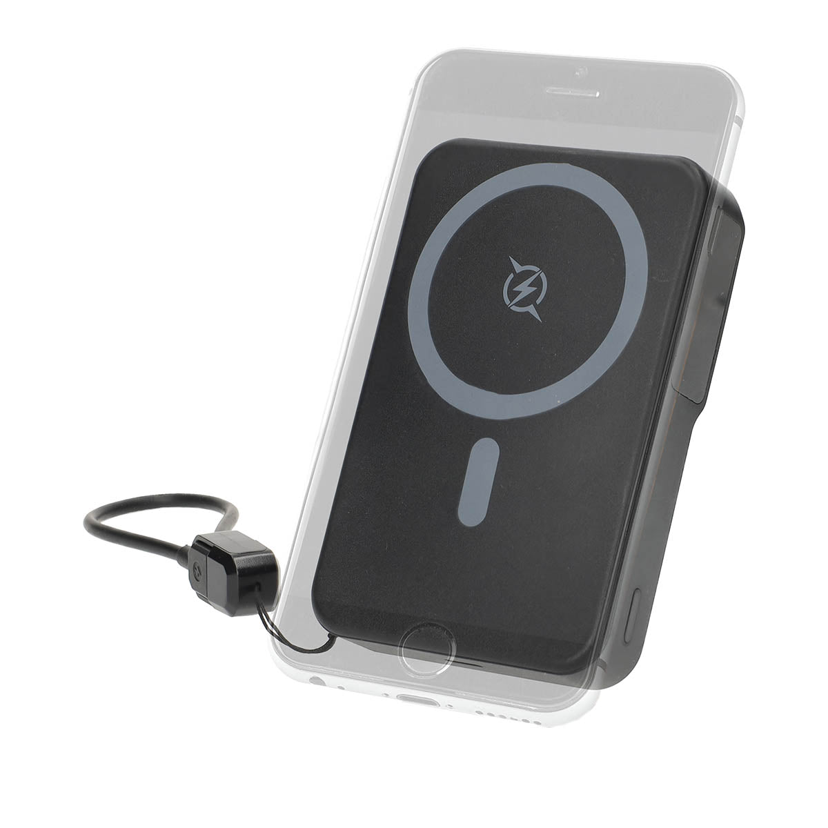 Nedis - Powerbank | 10000 mAh | 35 W | Trådløs ladestyrke: 25 W | 3.0 A | Enhedens strømudgangsforbindelse: 1x USB-C™ | Enhedens strømindgangsforbindelse: 1x USB-C™ | Qi | Vis - PBKWL25W525BK