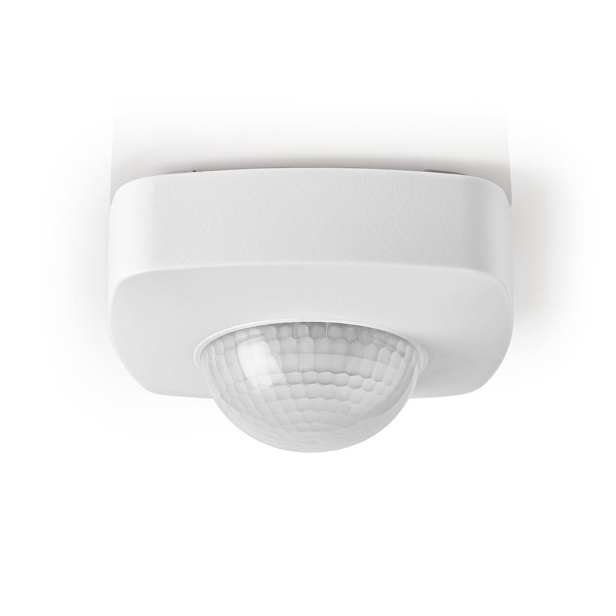 Nedis - bevægelsesdetektor | Indendørs og Udendørs | 3-Wire | Type F (CEE 7/7) | 360 ° | 5 - 300 W | 300 W | 1200 W | 3 - 2000 Lux | Sensor-teknologi: PIR | Sensor rækkevidde: 2.0 - 8.0 m - PIRPO32WT