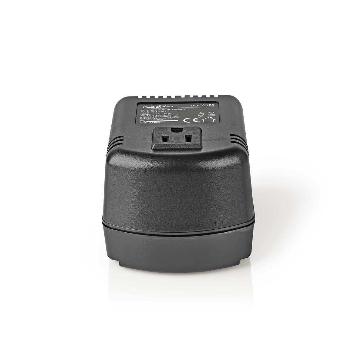 Nedis - Power Converter | Strømforsyning | 230 V AC 50 Hz | 70 W | EU stik | Sort - POCO105
