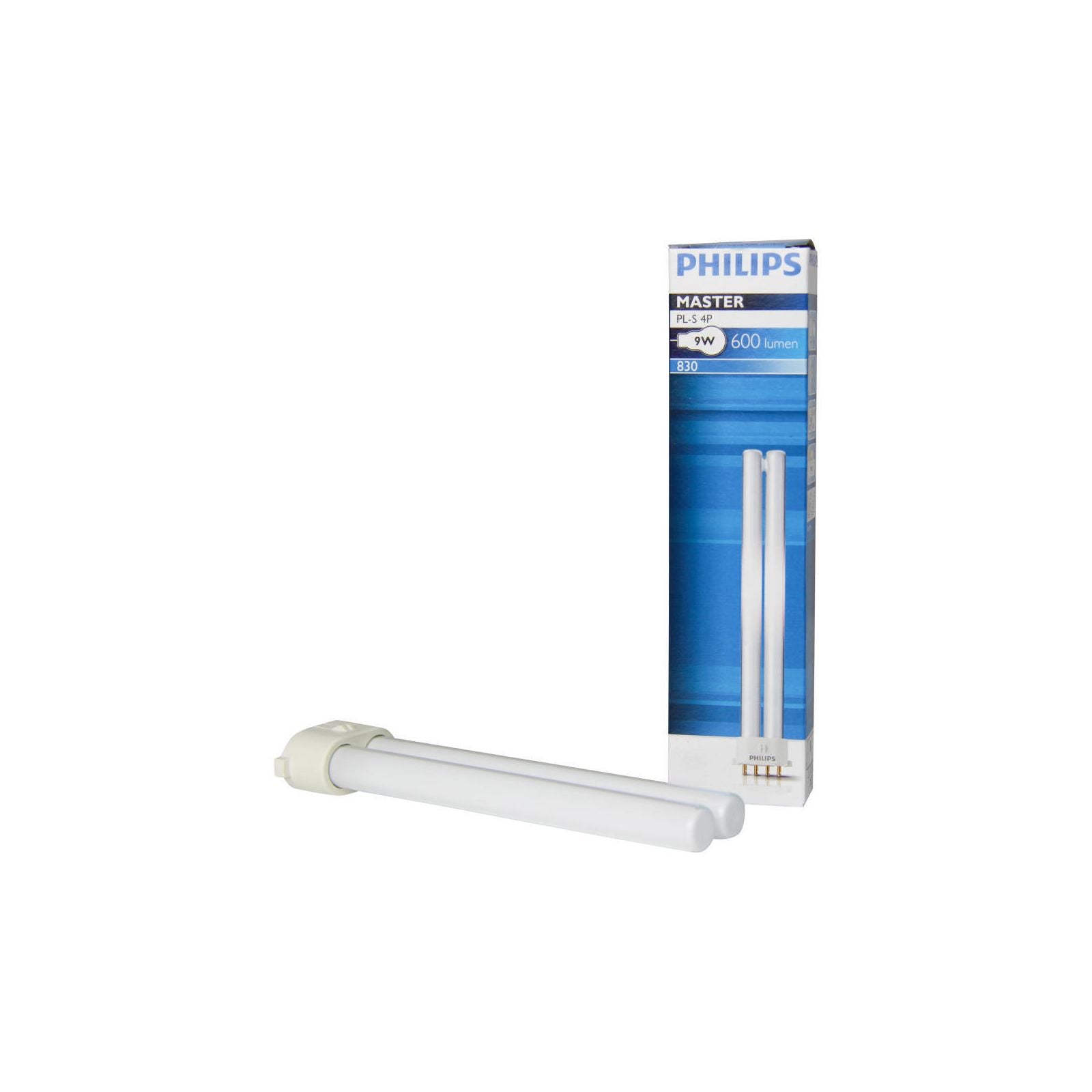 Philips MASTER PL-S 9W - 840 kold hvid | 4 Pin