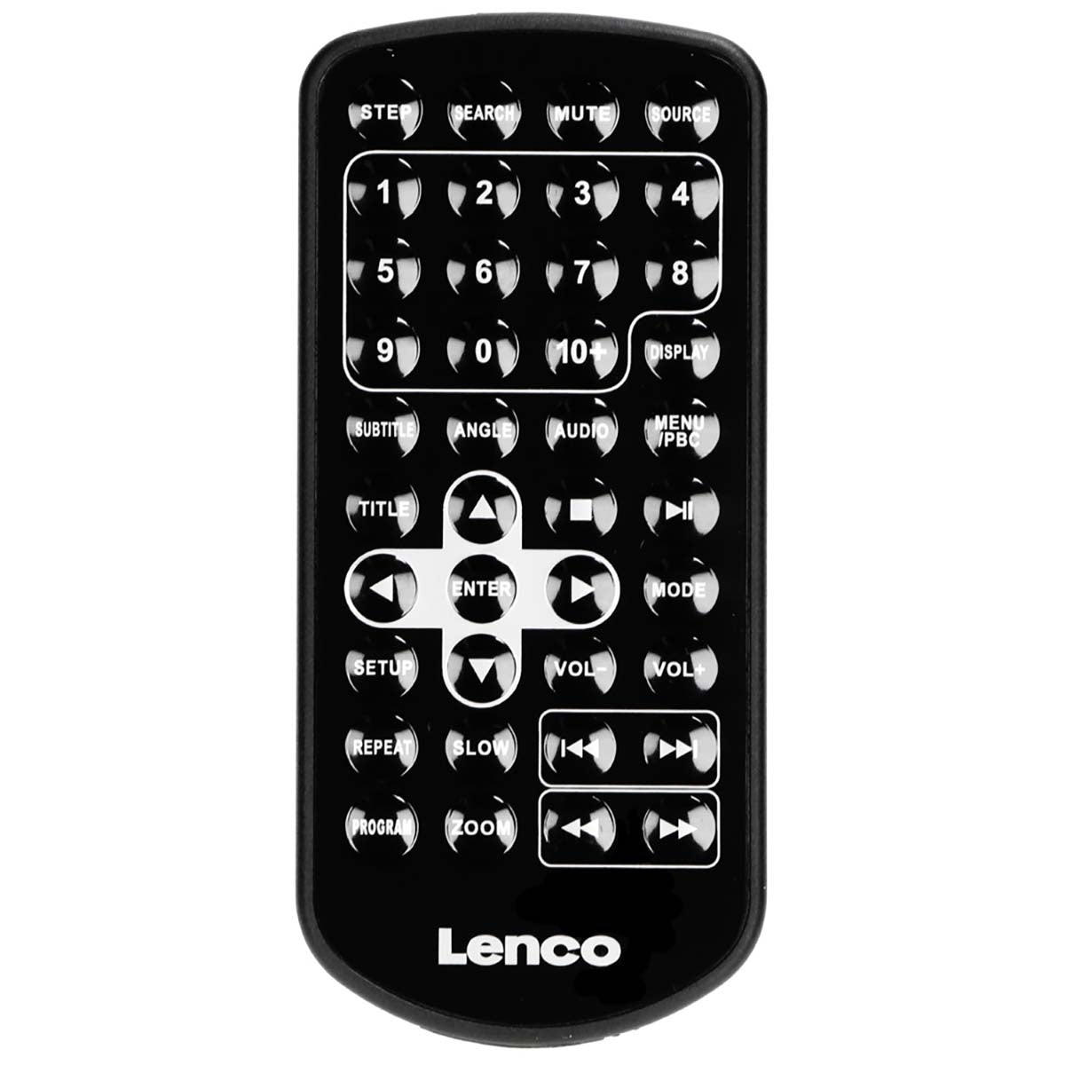 Lenco - S000343 - Fjernbetjening DVP - B - Sort - S000343