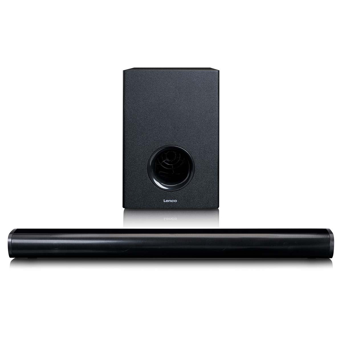 Lenco - Bluetooth®-soundbar med trådløs subwoofer Sort - SBW-801BK