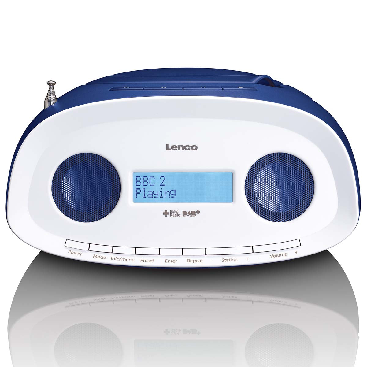 Lenco - DAB+, fm boombox with cd, mp3, usb, blue - SCD-69BU