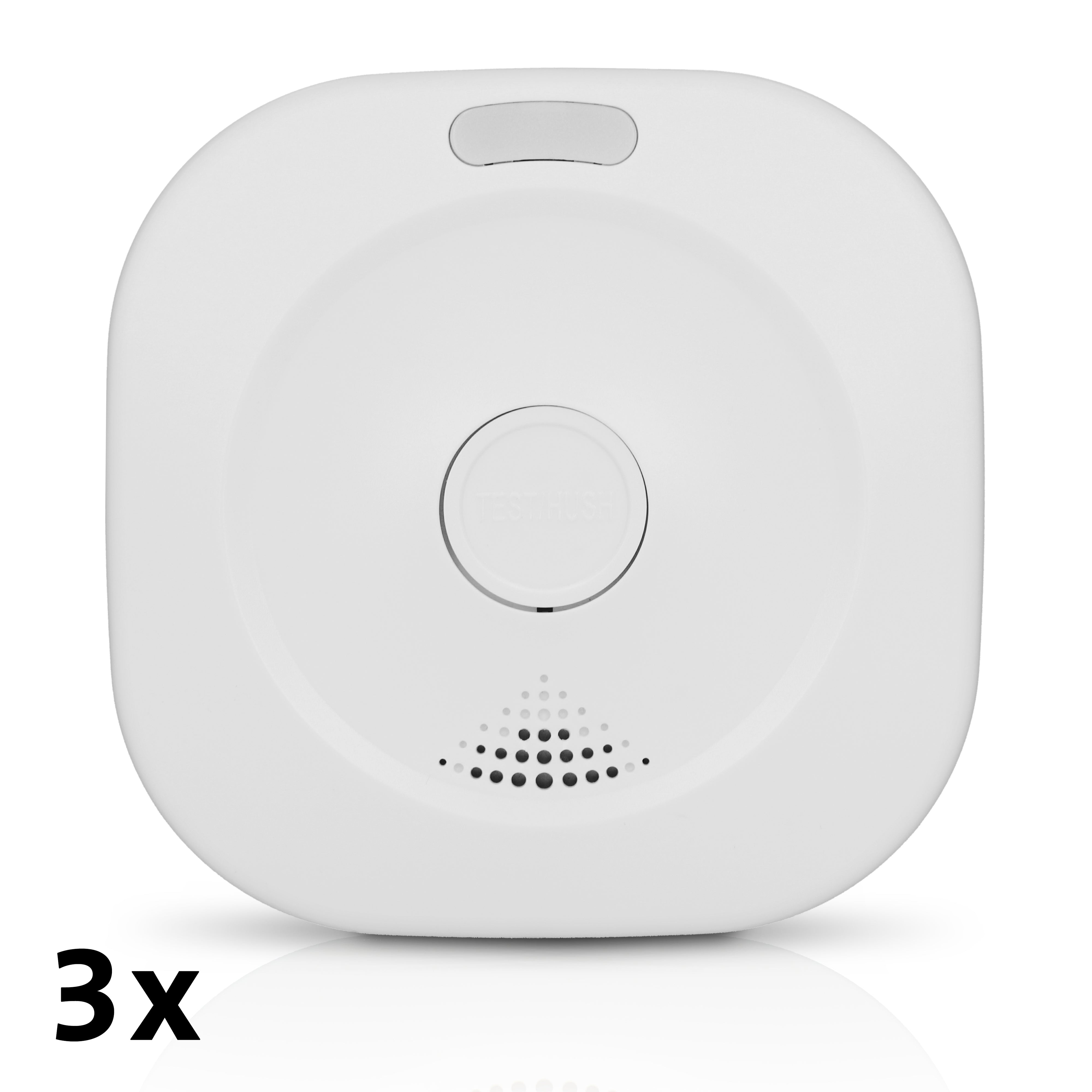 Alecto - Wi-Fi Smart røgdetektor 3-pak Hvid - SMARTSMOKE11 3