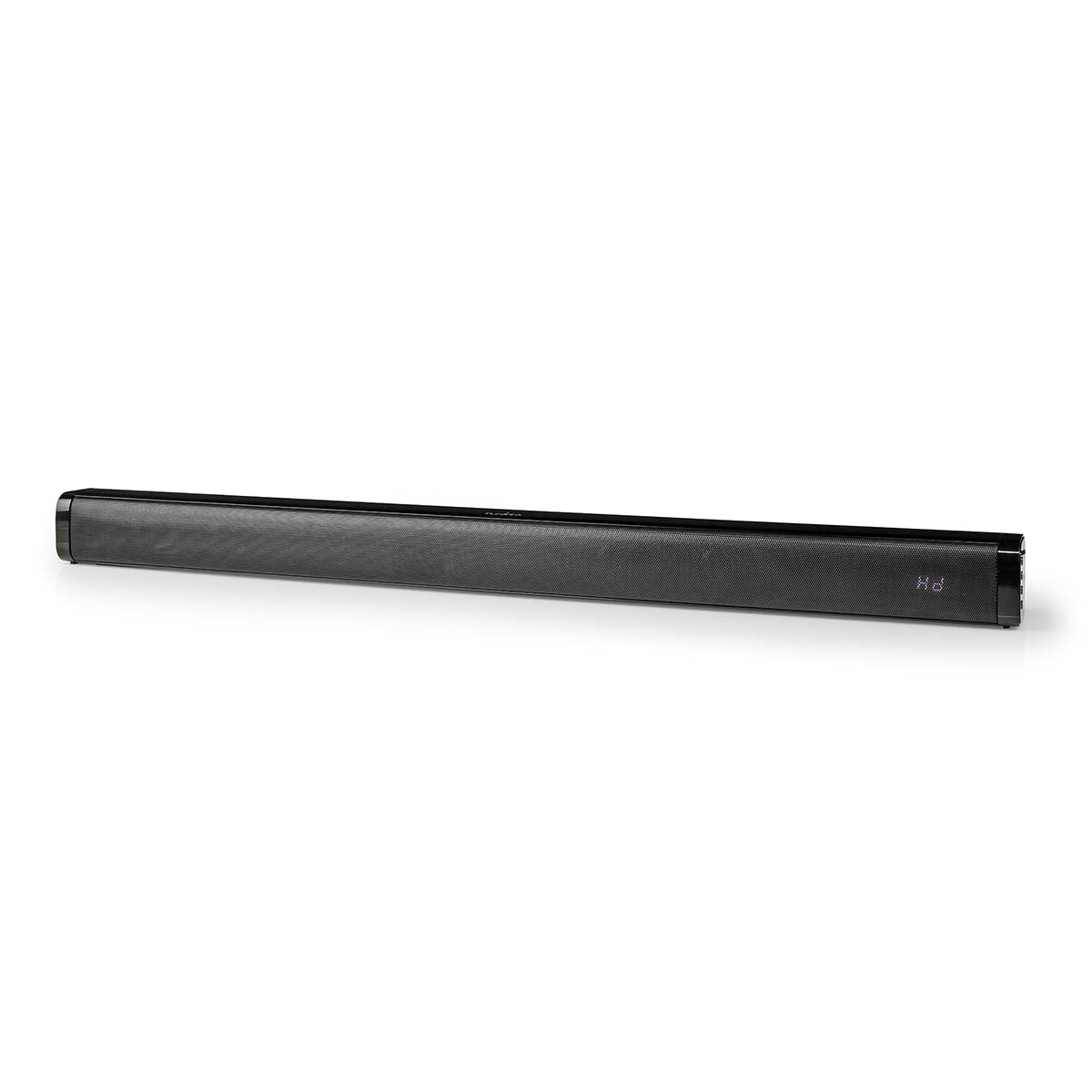 Nedis - Soundbar | 2.0 | DSP Programmer | 40 W | 1 x Optisk / 1x 3.5 mm / 1x Coax Audio / 1x USB | 1x HDMI (with ARC) | Bluetooth® | Kan monteres | Sort - SPSB200BK