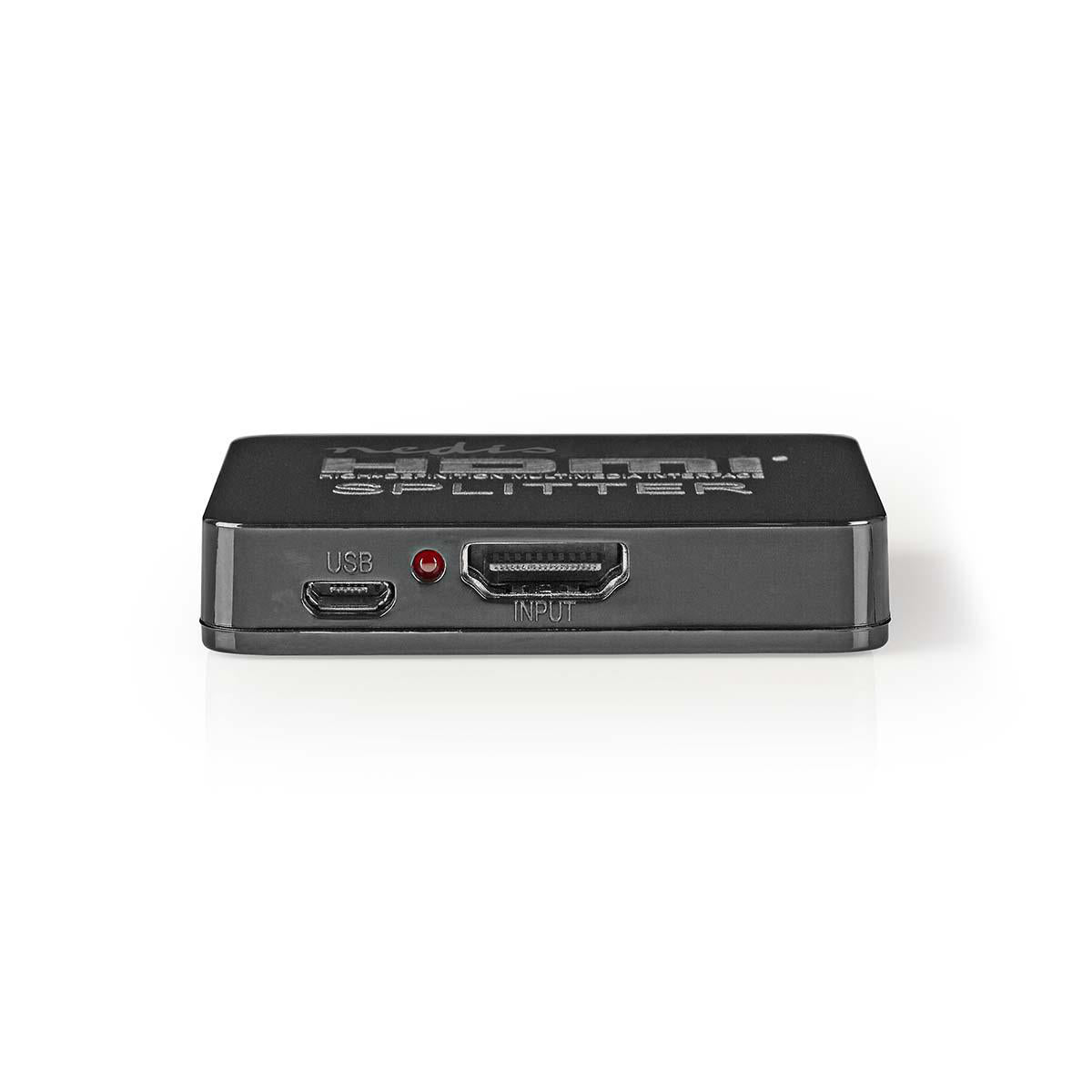 Nedis - HDMI ™ Splitter | 2-Port port(s) | 2x HDMI™ Output | 4K@30Hz | 2.25 Gbps | ABS / PVC | Sort - VSPL34002BK