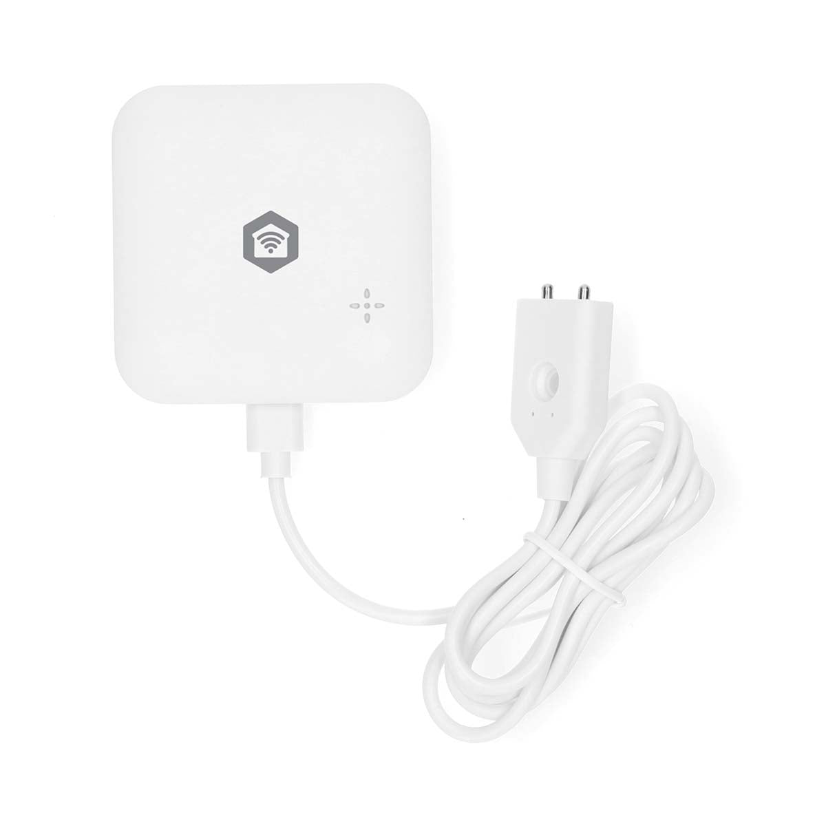 Nedis - SmartLife Vand Detektor | Wi-Fi | Batteri | Udvidelse inkluderet | Maks. batteritid: 24 Måned | 80 dB | Hvid - WIFIDW11WT