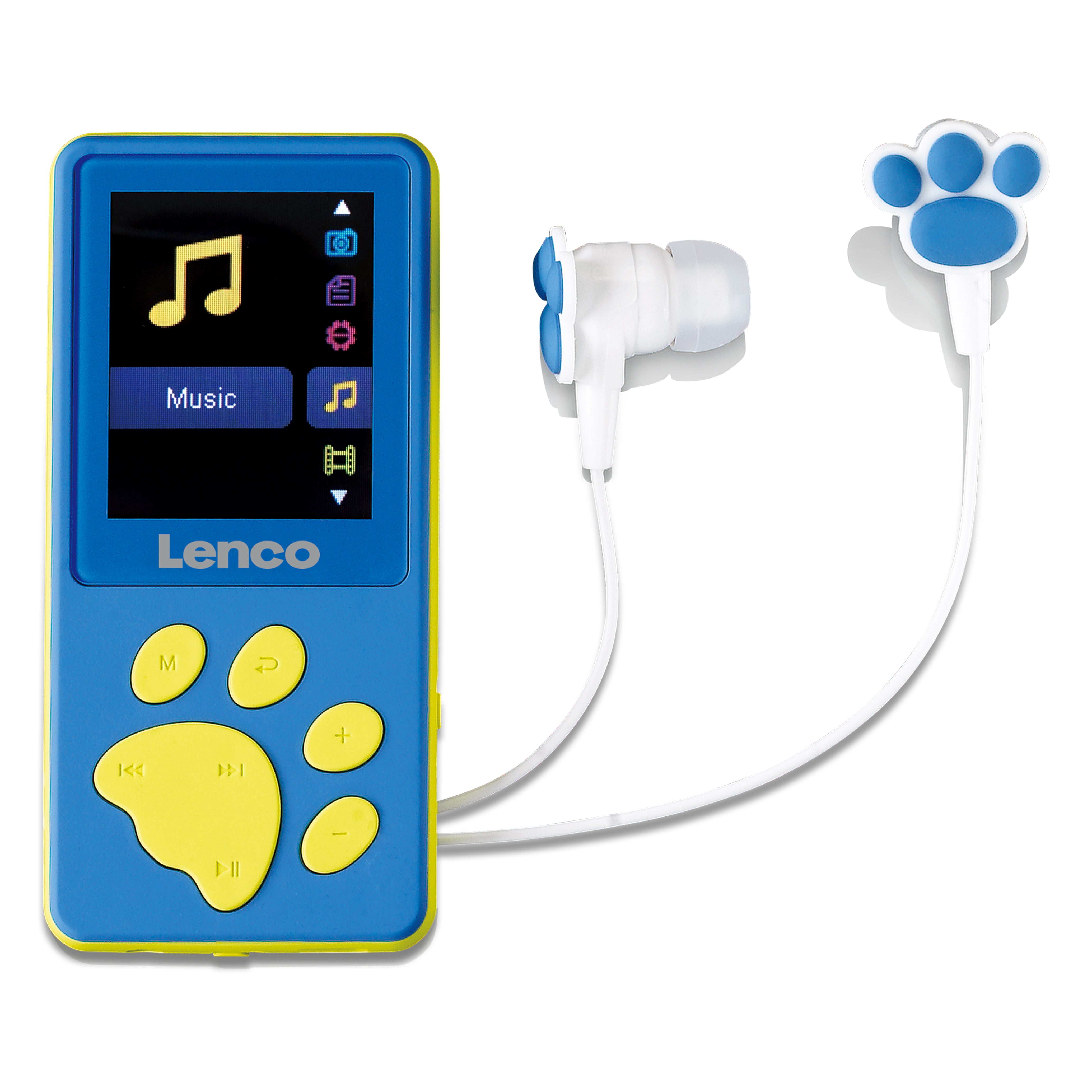 Lenco - MP3/MP4-afspiller med 8 GB hukommelse Blå - XEMIO-560BU