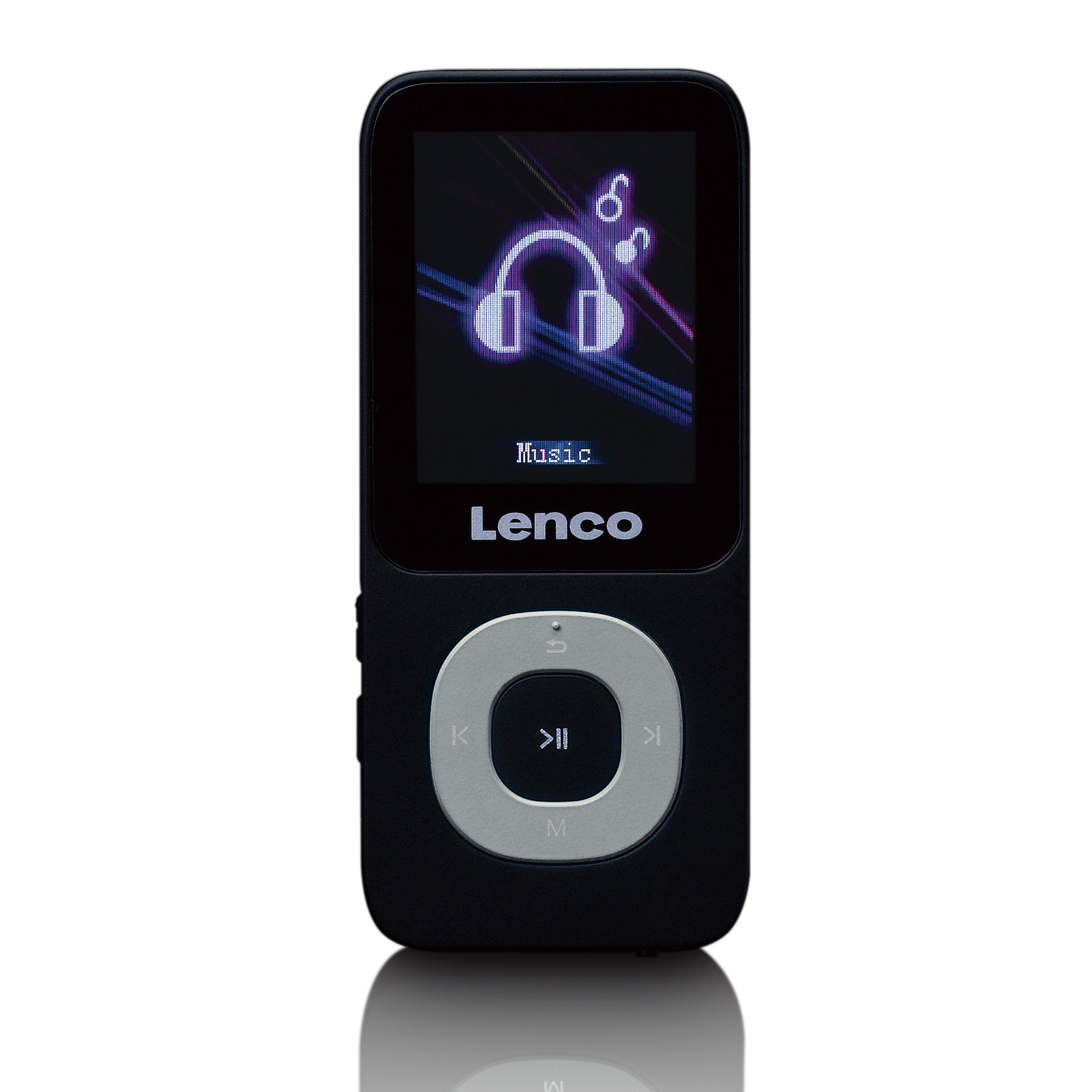 Lenco - MP3/MP4-afspiller med 4 GB micro SD-kort Grå - XEMIO-659GY