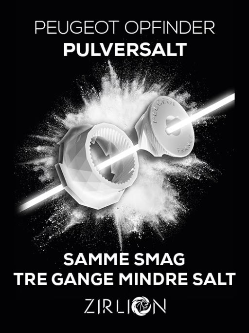 Peugeot Bistro Chef Saltkværn Z rustfrit stål, 10cm