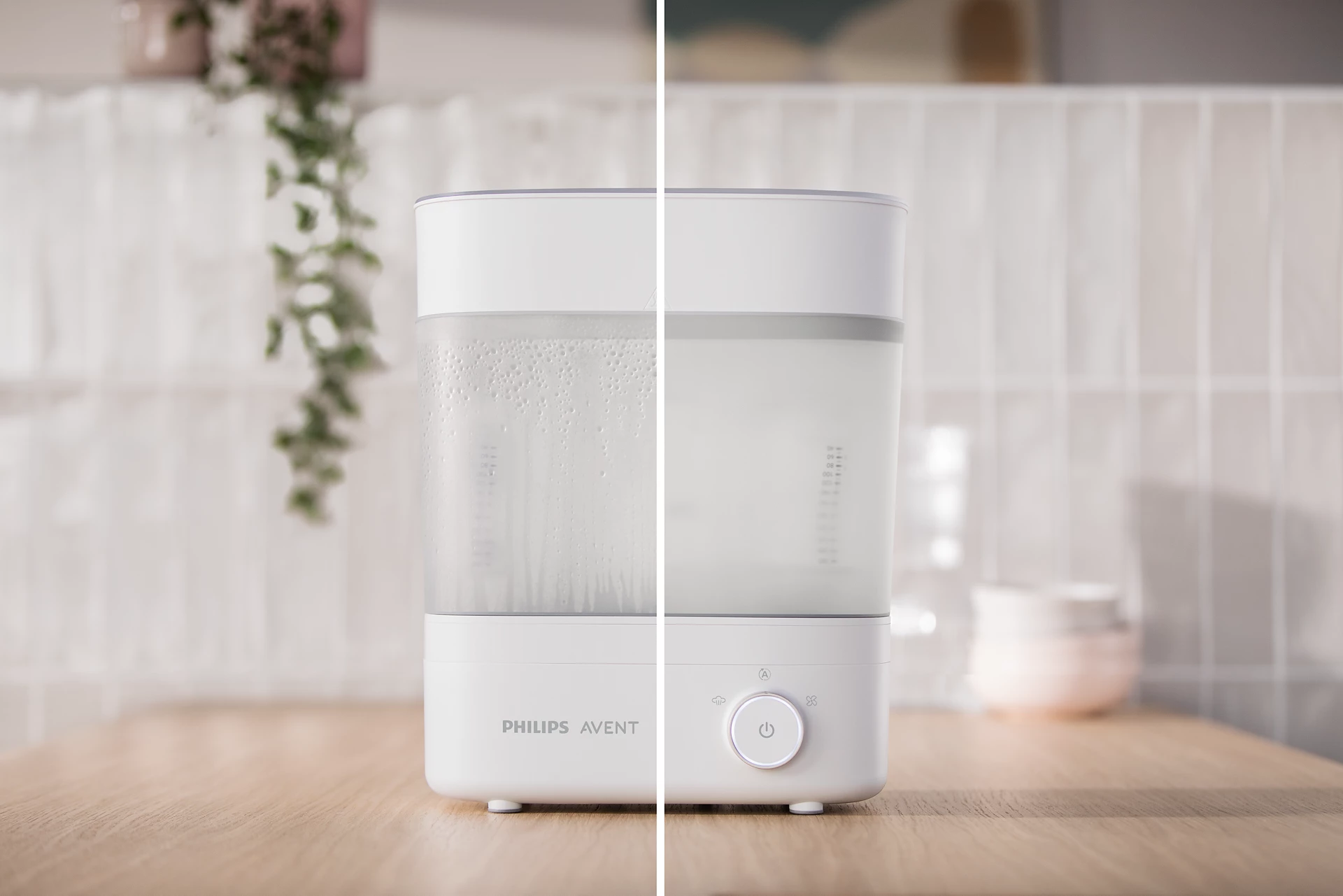 Philips Avent elektrisk sterilisator og tørrer til sutter og sutteflasker.