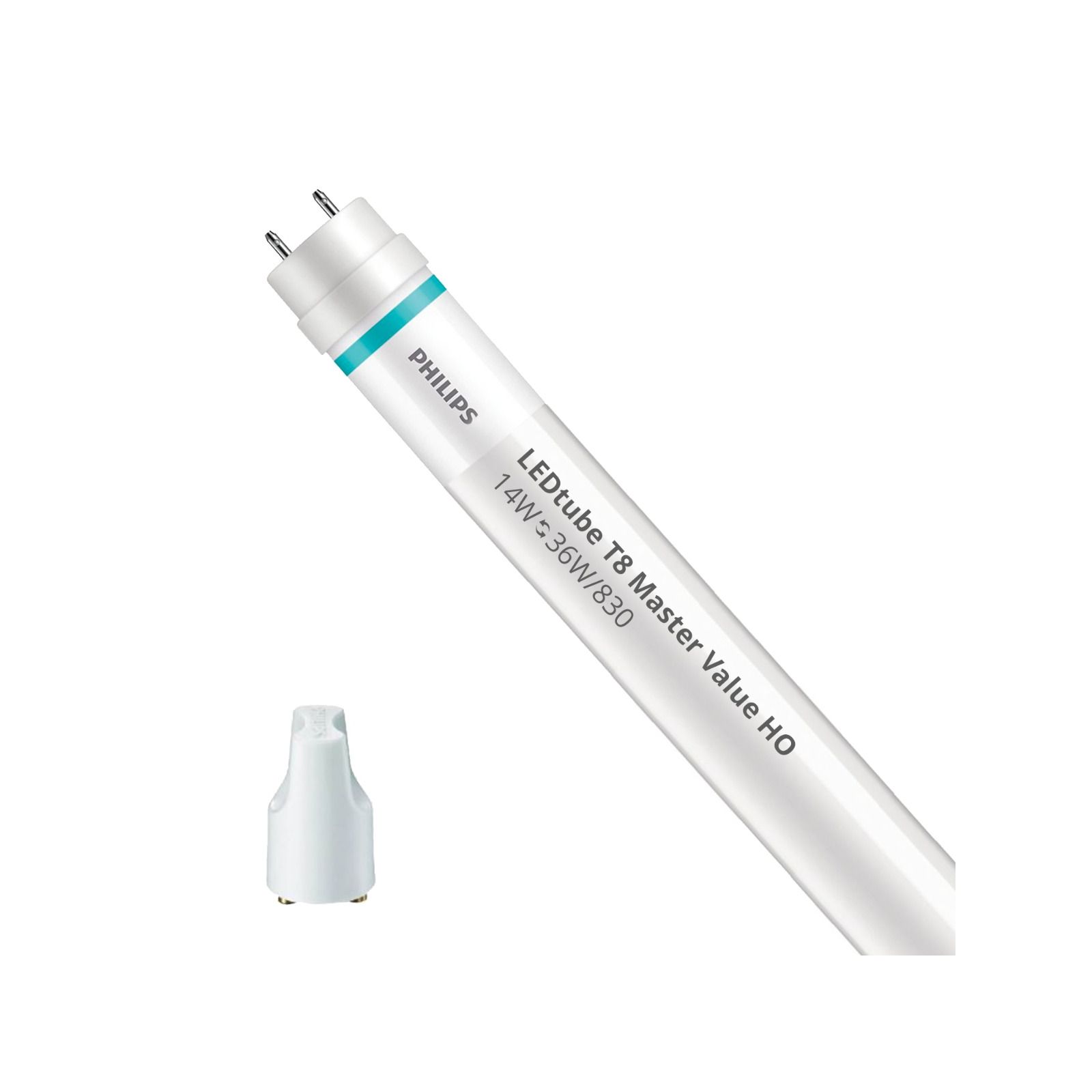 Philips LED Lysrør T8 MASTER Value (EM/Mains) High Output 14W 2000lm - 830 varm hvid | 120cm - erstatter 36W