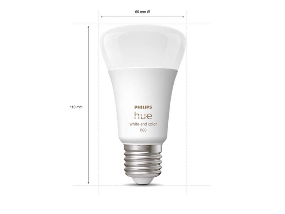 Philips Hue White and Color Ambiance E27 LED Pære med Bluetooth