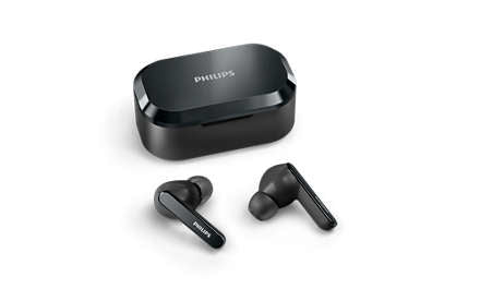 Philips TAT5506BK/00 True Wireless hovedtelefoner Noise Canceling Pro To mikrofoner til tydelige opkald