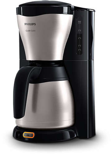 Philips HD7546/20 Kaffemaskine med termokande - Sort/Metal