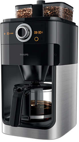 Philips HD7769/00 Kaffemaskine med kværn og todelt beholder til bønner