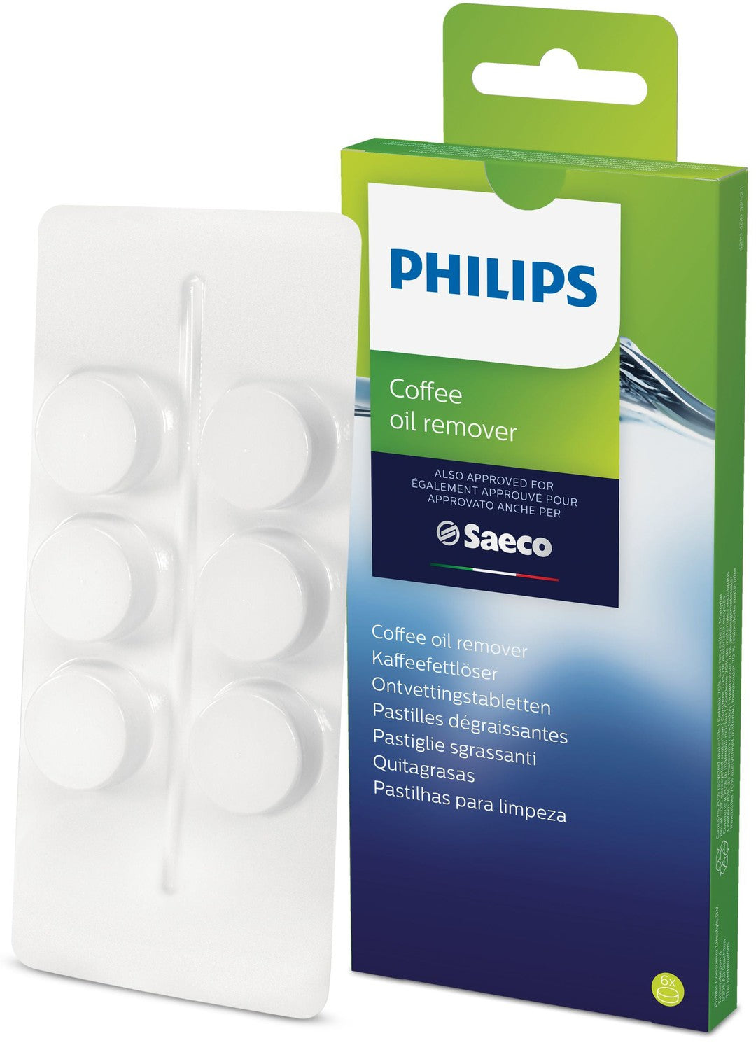 Philips CA6704/10 Tabletter til fjernelse af kaffeolie