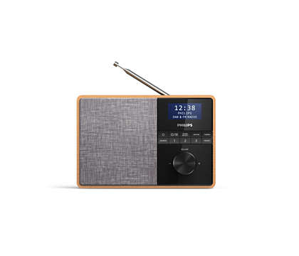 Philips TAR5505/10 DAB+ radio med Bluetooth - Lys træ